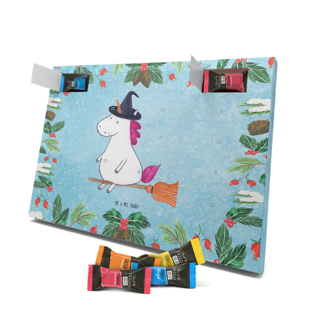 Chocolate advent calendar unicorn Witch bad girl, mad, witch, wife gift, girlfriend present, devil, bitch