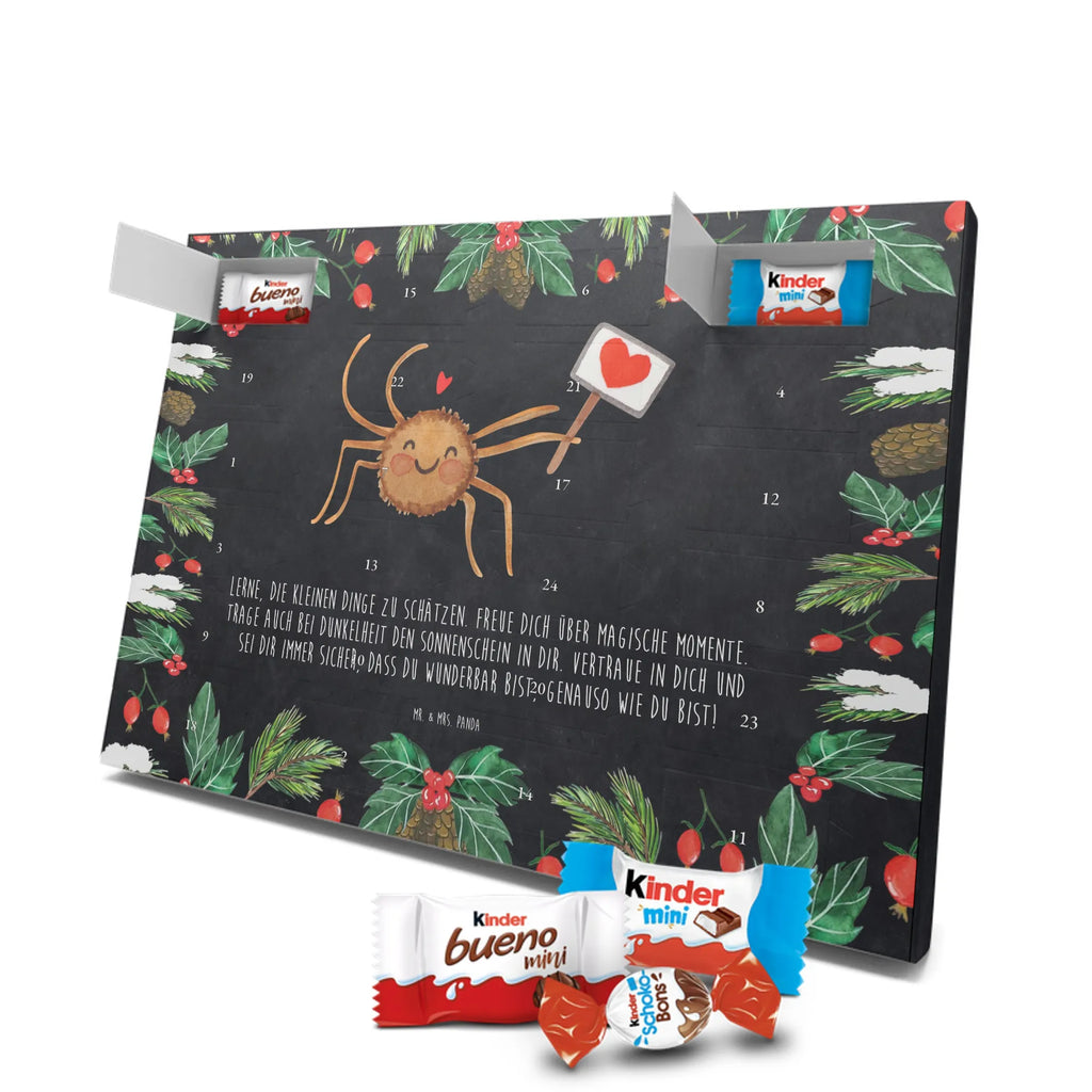 Chocolate advent calendar Spider Agatha Motivation Spider, Spider Agathe