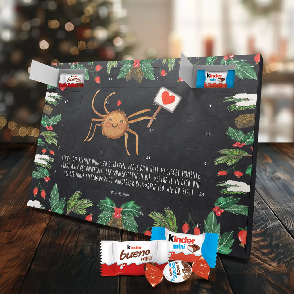 Chocolate advent calendar Spider Agatha Motivation Spider, Spider Agathe