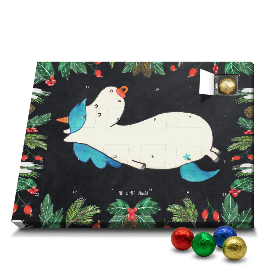 Chocolate advent calendar unicorn dummy birth present, birth gift, mother, gift birth, toddler, infant, pacifier