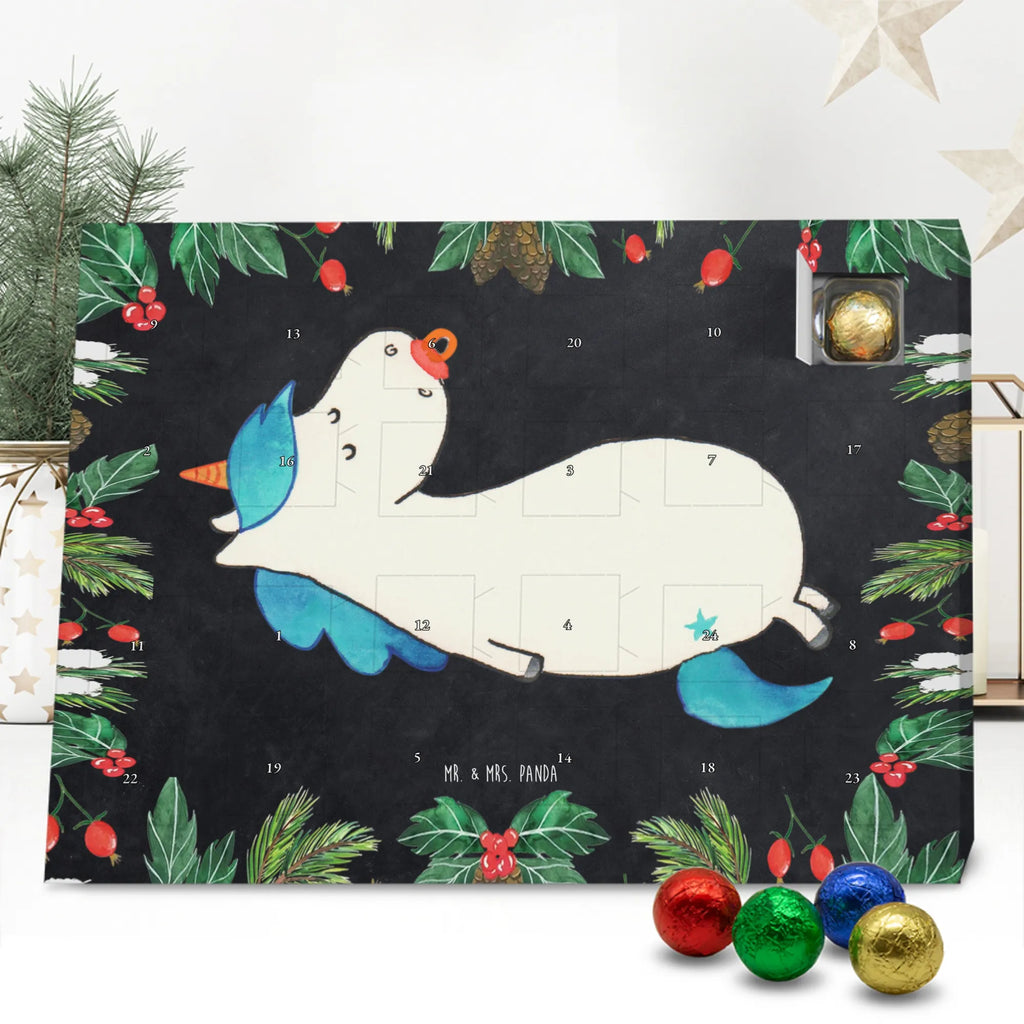 Chocolate advent calendar unicorn dummy birth present, birth gift, mother, gift birth, toddler, infant, pacifier