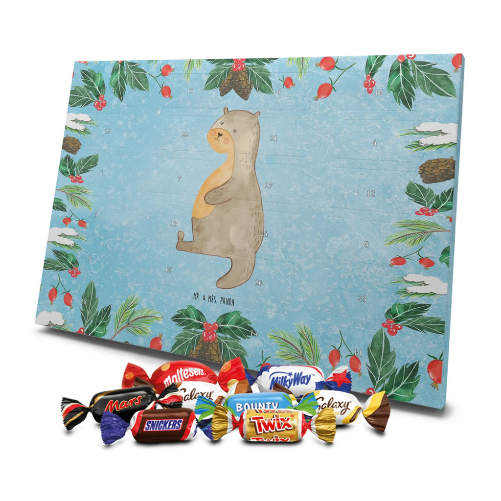 Chocolate advent calendar otter Belly mammal, predator, gifts for people in love, gift ideas for animal lovers, animal, aquatic animal, marten, otter gifts, water mammal, water, water animal, sea otter, animal lover, European otter, baby otter, Otter Sea Otter Lake Otter
