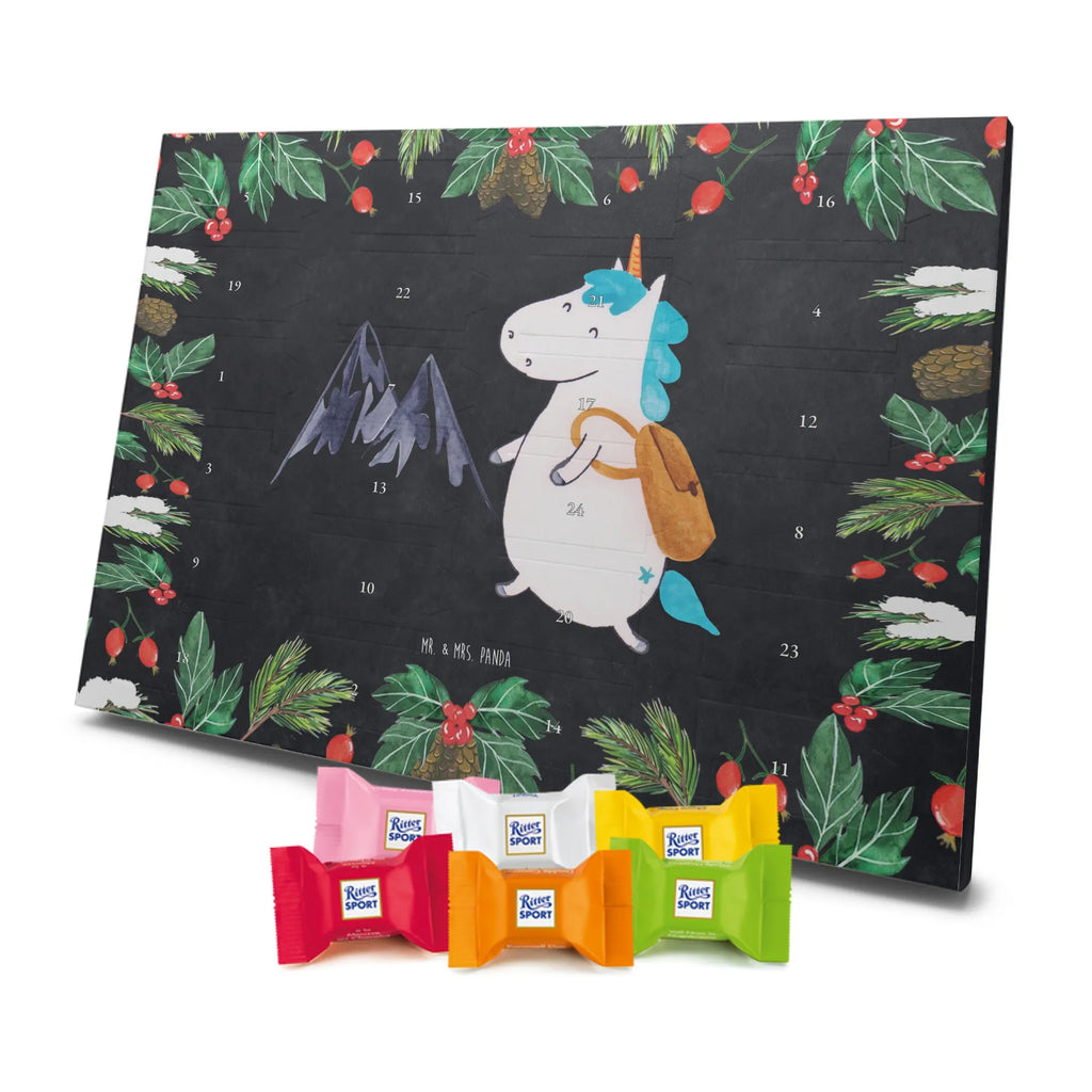 Chocolate advent calendar unicorn climber adventurer, travel, mountaineer, vacation, world traveler, adventure, mountains, world trip, explorer