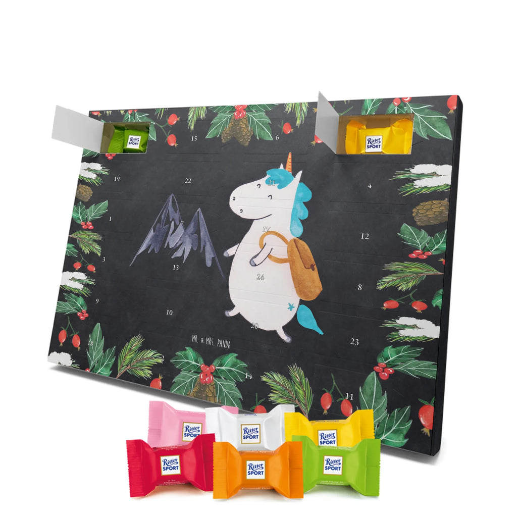 Chocolate advent calendar unicorn climber adventurer, travel, mountaineer, vacation, world traveler, adventure, mountains, world trip, explorer