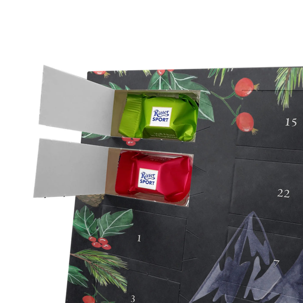 Chocolate advent calendar unicorn climber adventurer, travel, mountaineer, vacation, world traveler, adventure, mountains, world trip, explorer