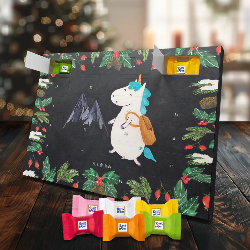 Chocolate advent calendar unicorn climber adventurer, travel, mountaineer, vacation, world traveler, adventure, mountains, world trip, explorer