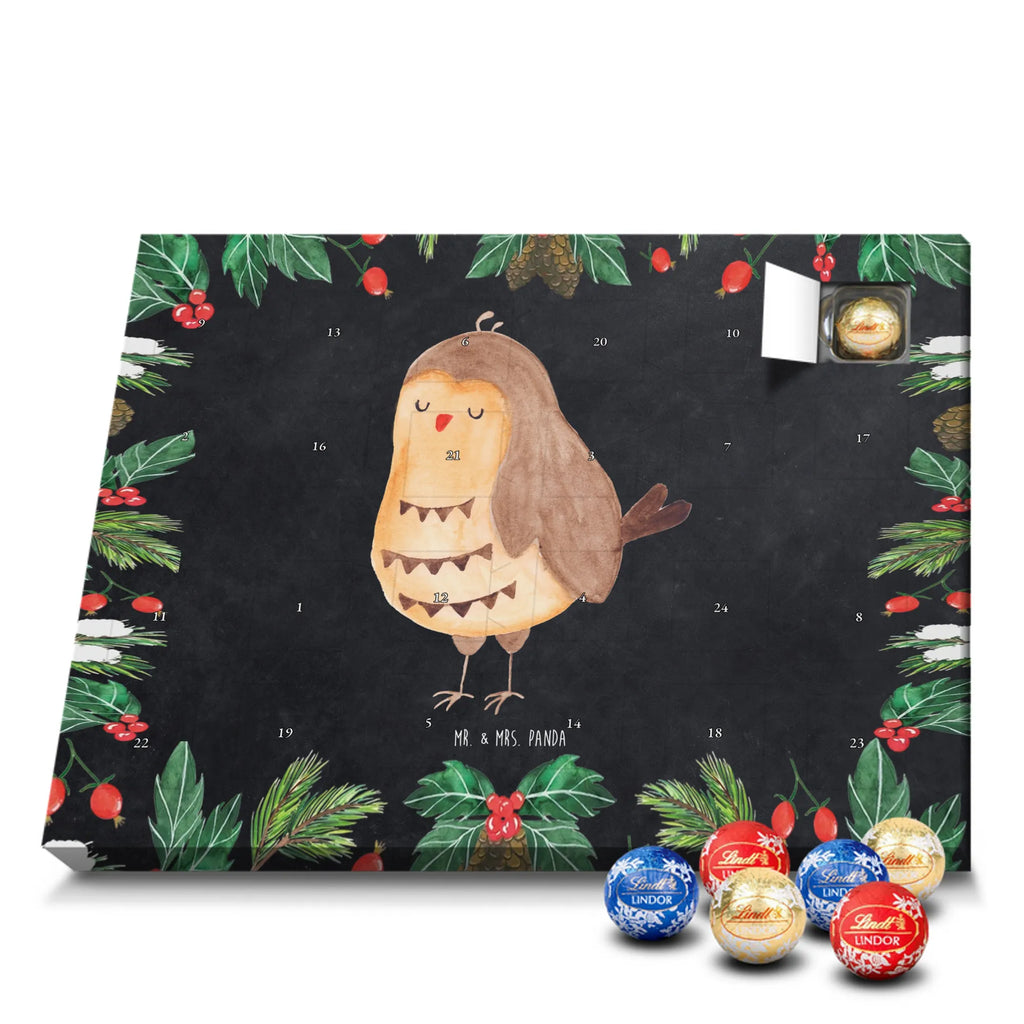 Chocolate advent calendar Owl Satisfied illustrated, nocturnal, romantic gift, gift ideas, birthday present, forest animal, bird, owl decor, Owl saying, Pun funny, Saying beautiful, Romantic, Owl deco, Wedding anniversary gift, Love saying