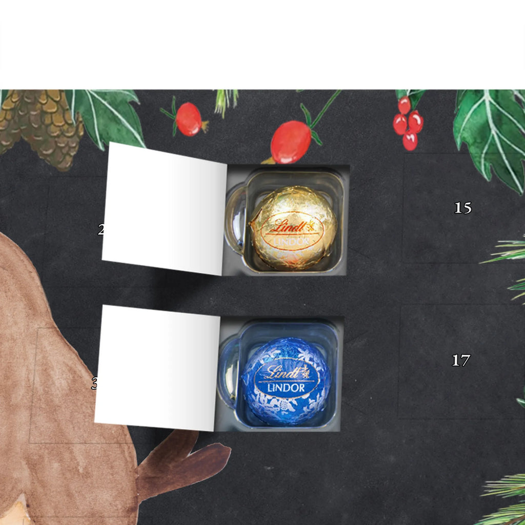 Chocolate advent calendar Owl Satisfied illustrated, nocturnal, romantic gift, gift ideas, birthday present, forest animal, bird, owl decor, Owl saying, Pun funny, Saying beautiful, Romantic, Owl deco, Wedding anniversary gift, Love saying