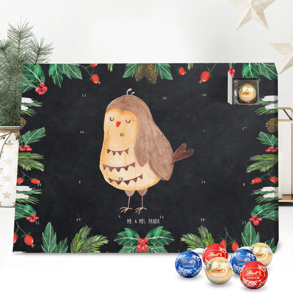Chocolate advent calendar Owl Satisfied illustrated, nocturnal, romantic gift, gift ideas, birthday present, forest animal, bird, owl decor, Owl saying, Pun funny, Saying beautiful, Romantic, Owl deco, Wedding anniversary gift, Love saying