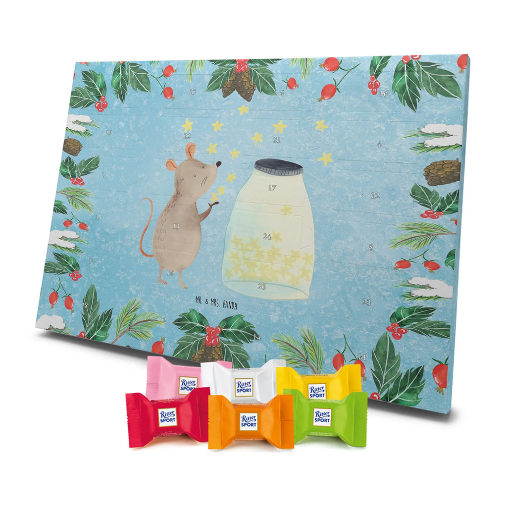 Chocolate advent calendar Mouse Stars gift ideas, gifts, small animals, good mood, cute, funny sayings, cute animal motives, hand drawn, special gifts, card, animal lover, birthday, Mouse, wish, baptism, child birthday, child, first child, stars, baptism gift, pregnancy, hope, birth