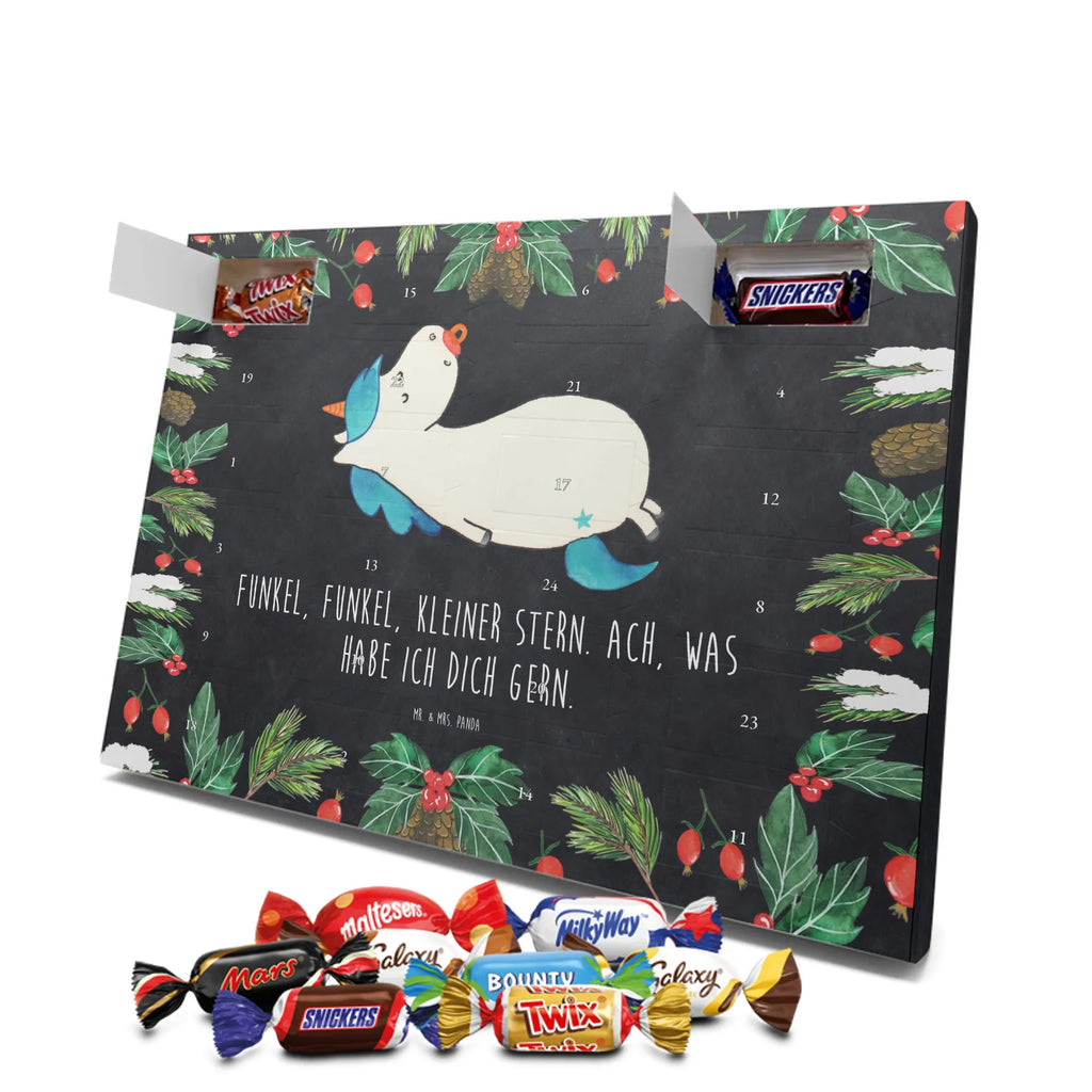 Chocolate advent calendar unicorn dummy birth present, birth gift, mother, gift birth, toddler, infant, pacifier