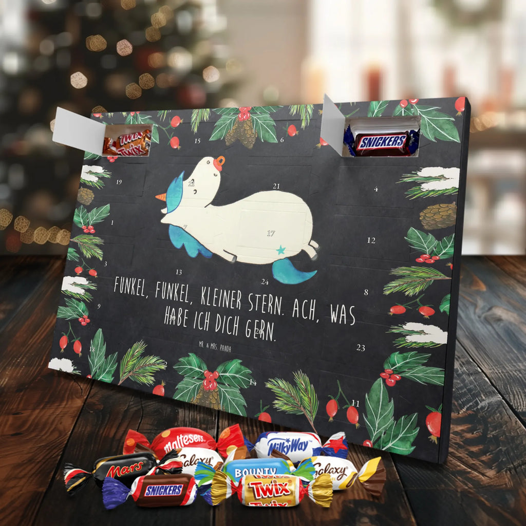 Chocolate advent calendar unicorn dummy birth present, birth gift, mother, gift birth, toddler, infant, pacifier