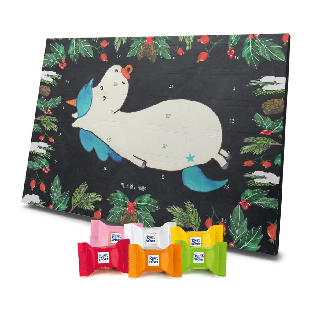 Chocolate advent calendar unicorn dummy birth present, birth gift, mother, gift birth, toddler, infant, pacifier