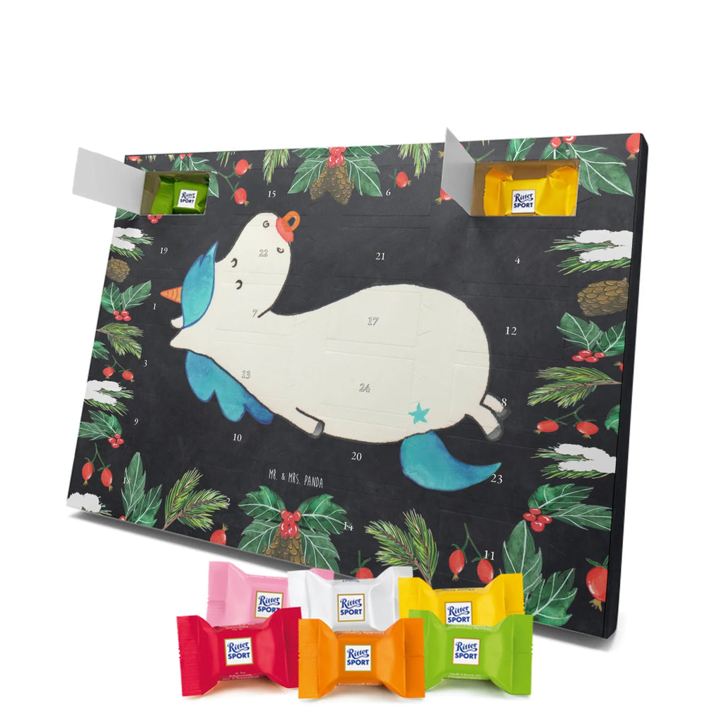 Chocolate advent calendar unicorn dummy birth present, birth gift, mother, gift birth, toddler, infant, pacifier