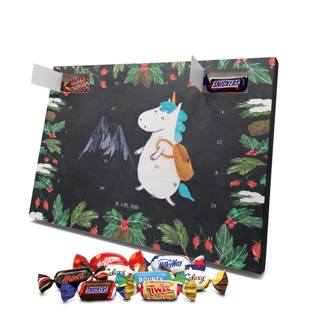 Chocolate advent calendar unicorn climber adventurer, travel, mountaineer, vacation, world traveler, adventure, mountains, world trip, explorer