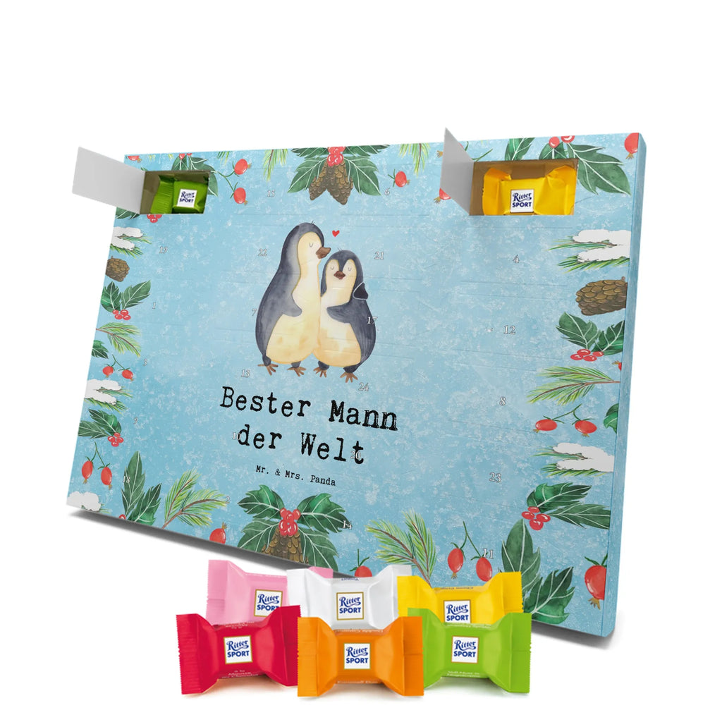 Chocolate advent calendar penguin best man in the world gift, birthday, gift idea, birthday present, giving, thank you, for, make you happy, gift tip, spouse, marriage, Husband, dream man, trifle, groom, darling, significant other, best, friend