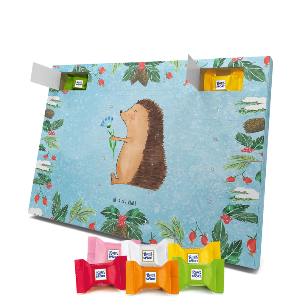 Chocolate advent calendar Hedgehog Flower gift ideas, gifts, small animals, good mood, cute, funny sayings, cute animal motives, hand drawn, special gifts, card, animal lover, hospital, illness, get well soon, recovery wishes, sick, visit