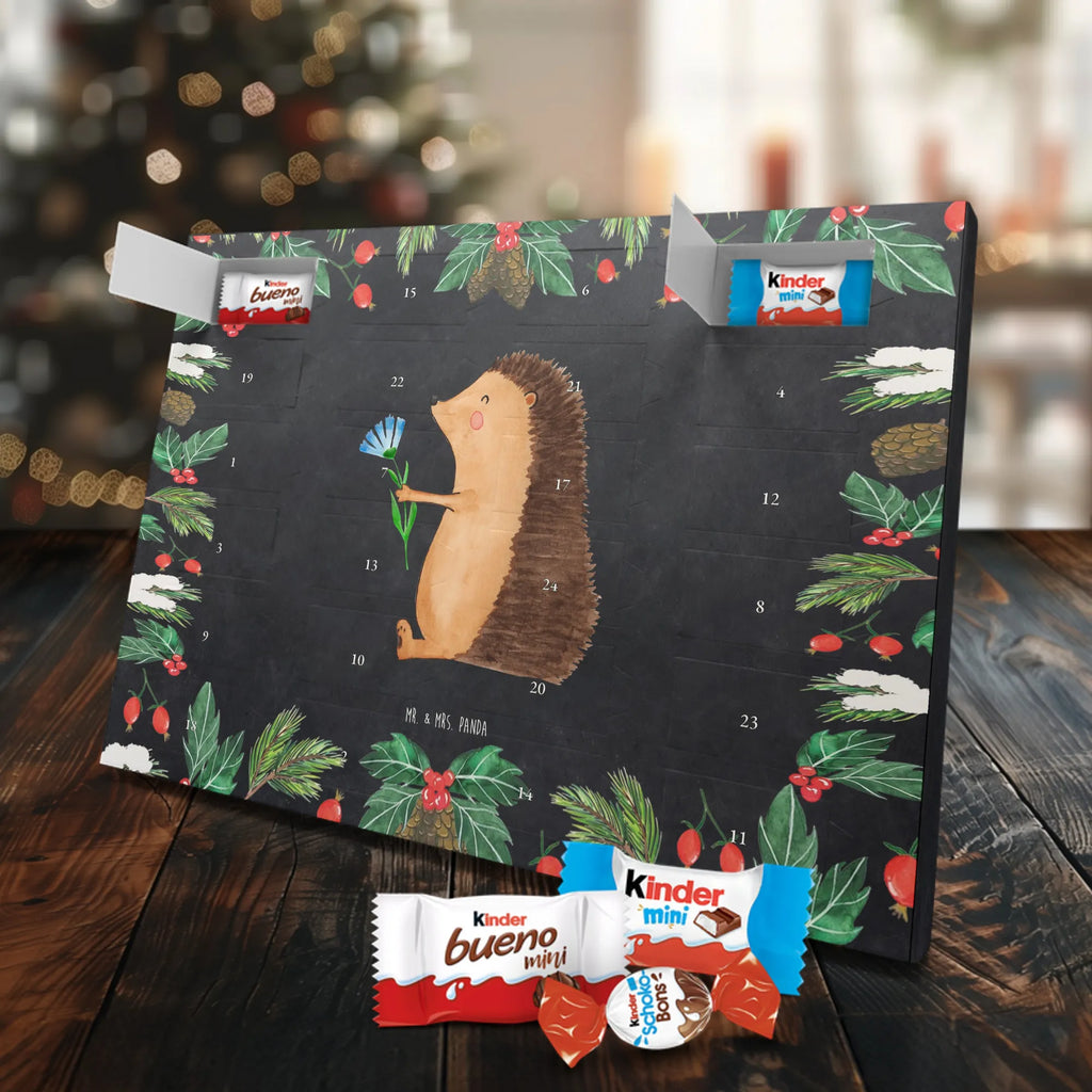Chocolate advent calendar Hedgehog Flower gift ideas, gifts, small animals, good mood, cute, funny sayings, cute animal motives, hand drawn, special gifts, card, animal lover, hospital, illness, get well soon, recovery wishes, sick, visit