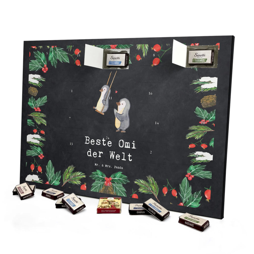 Chocolate advent calendar penguin Best grandma in the world gift, birthday, gift idea, birthday present, giving, thank you, for, make you happy, gift tip, grandpa, grandma, grandson, Grandmother, grandchild, granddaughter, best, little thing