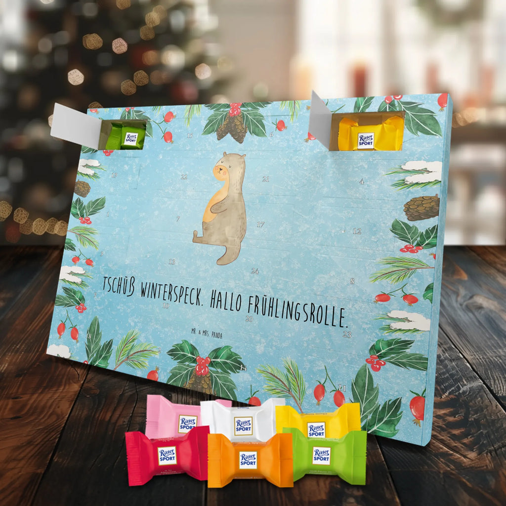 Chocolate advent calendar otter Belly mammal, predator, gifts for people in love, gift ideas for animal lovers, animal, aquatic animal, marten, otter gifts, water mammal, water, water animal, sea otter, animal lover, European otter, baby otter, Otter Sea Otter Lake Otter