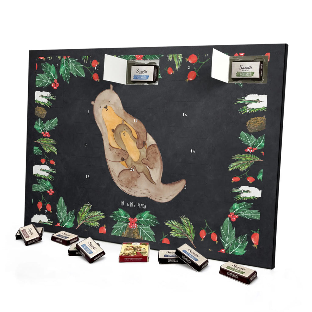 Chocolate advent calendar otter child mammal, predator, gifts for people in love, gift ideas for animal lovers, animal, aquatic animal, marten, otter gifts, water mammal, water, water animal, sea otter, animal lover, European otter, baby otter, Otter Sea Otter Lake Otter