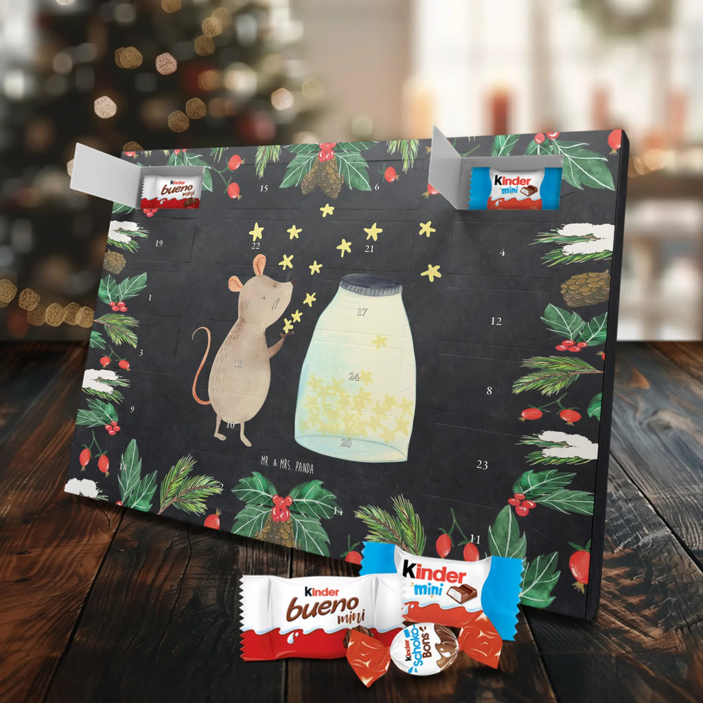 Chocolate advent calendar Mouse Stars gift ideas, gifts, small animals, good mood, cute, funny sayings, cute animal motives, hand drawn, special gifts, card, animal lover, birthday, Mouse, wish, baptism, child birthday, child, first child, stars, baptism gift, pregnancy, hope, birth
