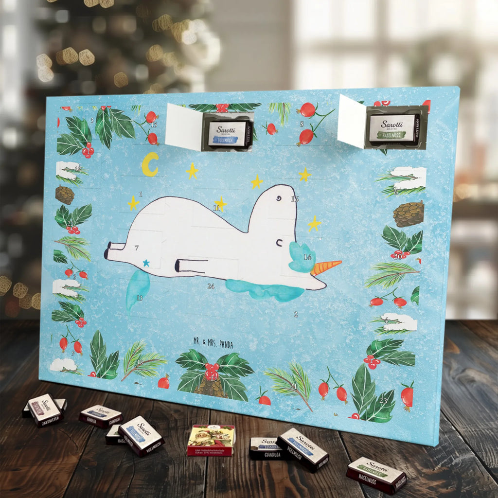 Chocolate advent calendar unicorn starry sky stars, girlfriend gift, heaven, girlfriend present