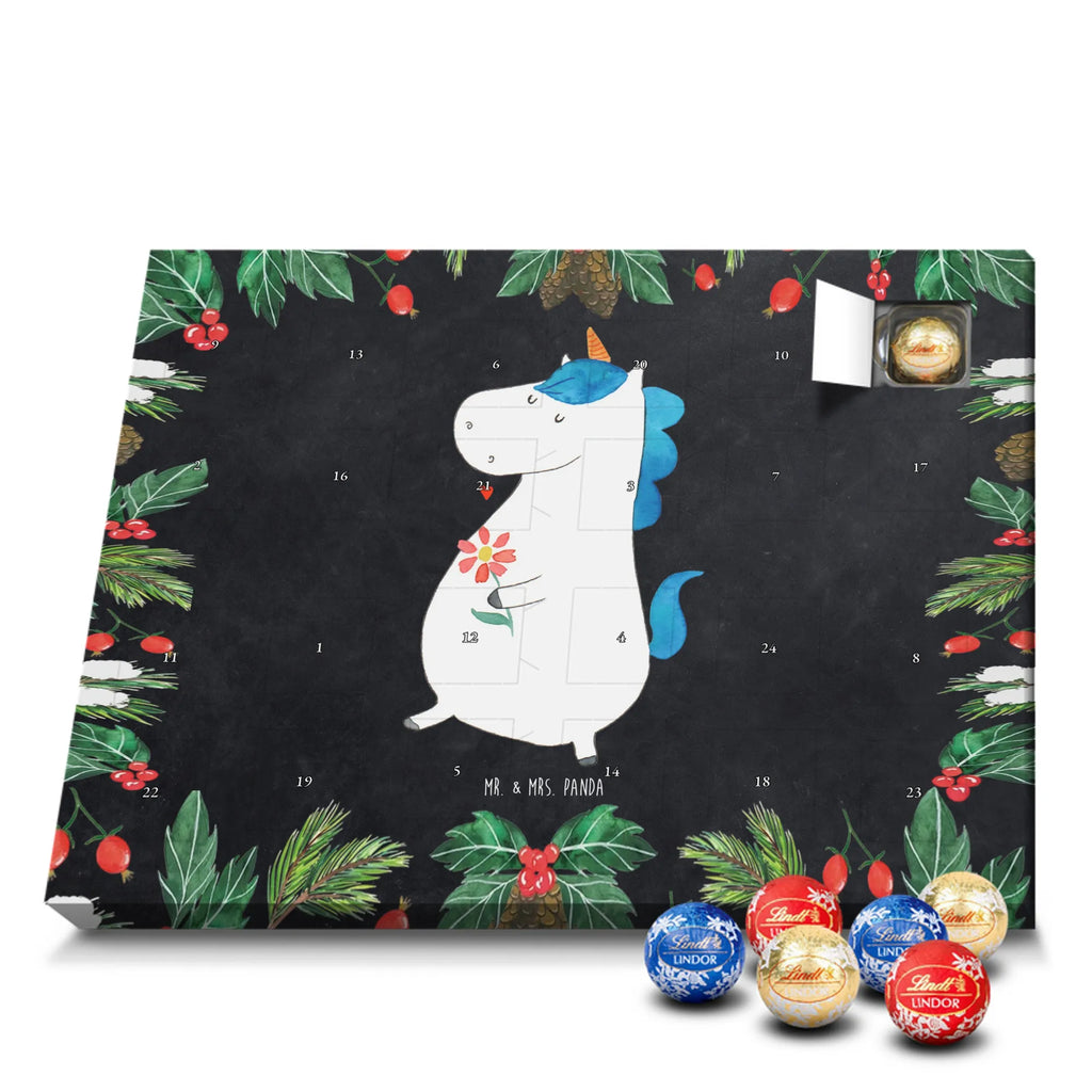 Chocolate advent calendar unicorn Stroll Flowers, Girlfriend present, bff gift, Walk, Mother, Joy, Good Luck