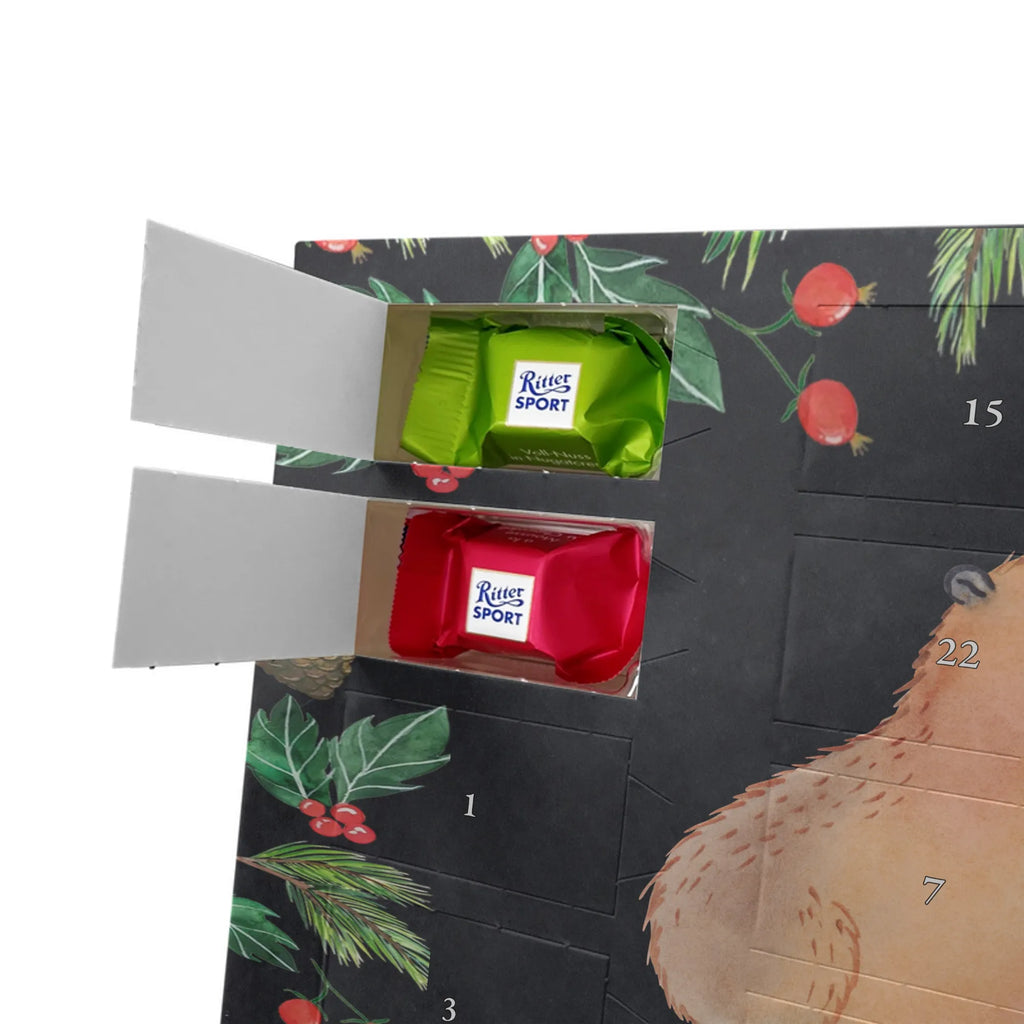 Chocolate advent calendar Capybara love card, gift ideas, gifts, animal lover, special gifts, cute animal motives, hand drawn, small animals, good mood, cute, funny sayings