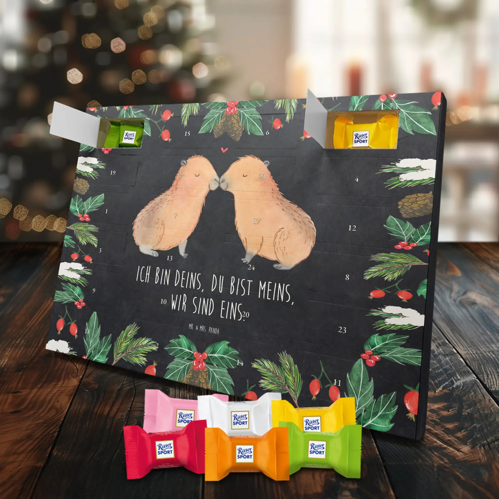 Chocolate advent calendar Capybara love card, gift ideas, gifts, animal lover, special gifts, cute animal motives, hand drawn, small animals, good mood, cute, funny sayings