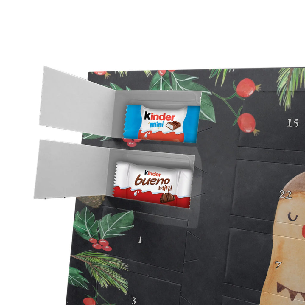 Chocolate advent calendar Owl Satisfied illustrated, nocturnal, romantic gift, gift ideas, birthday present, forest animal, bird, owl decor, Owl saying, Pun funny, Saying beautiful, Romantic, Owl deco, Wedding anniversary gift, Love saying