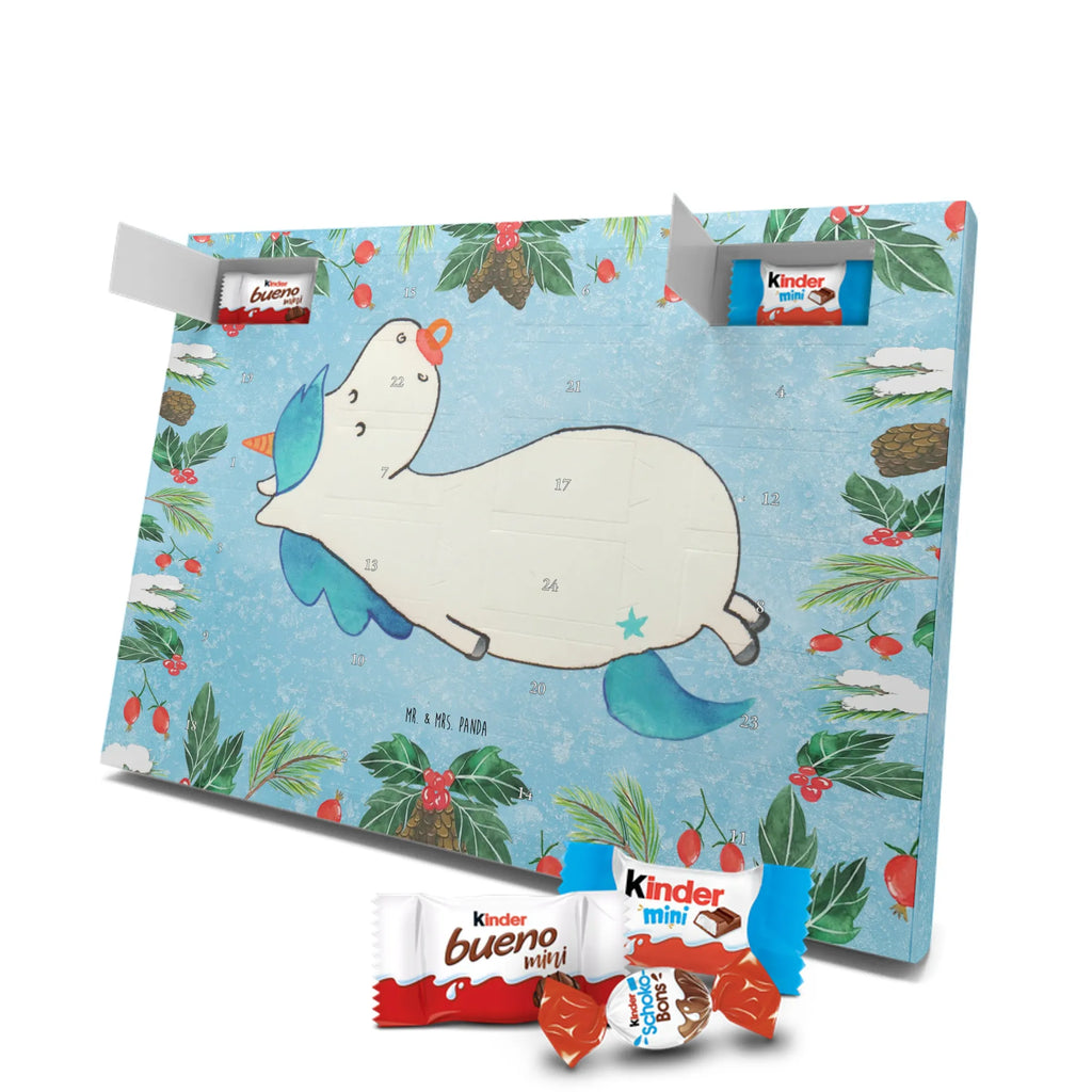 Chocolate advent calendar unicorn dummy birth present, birth gift, mother, gift birth, toddler, infant, pacifier