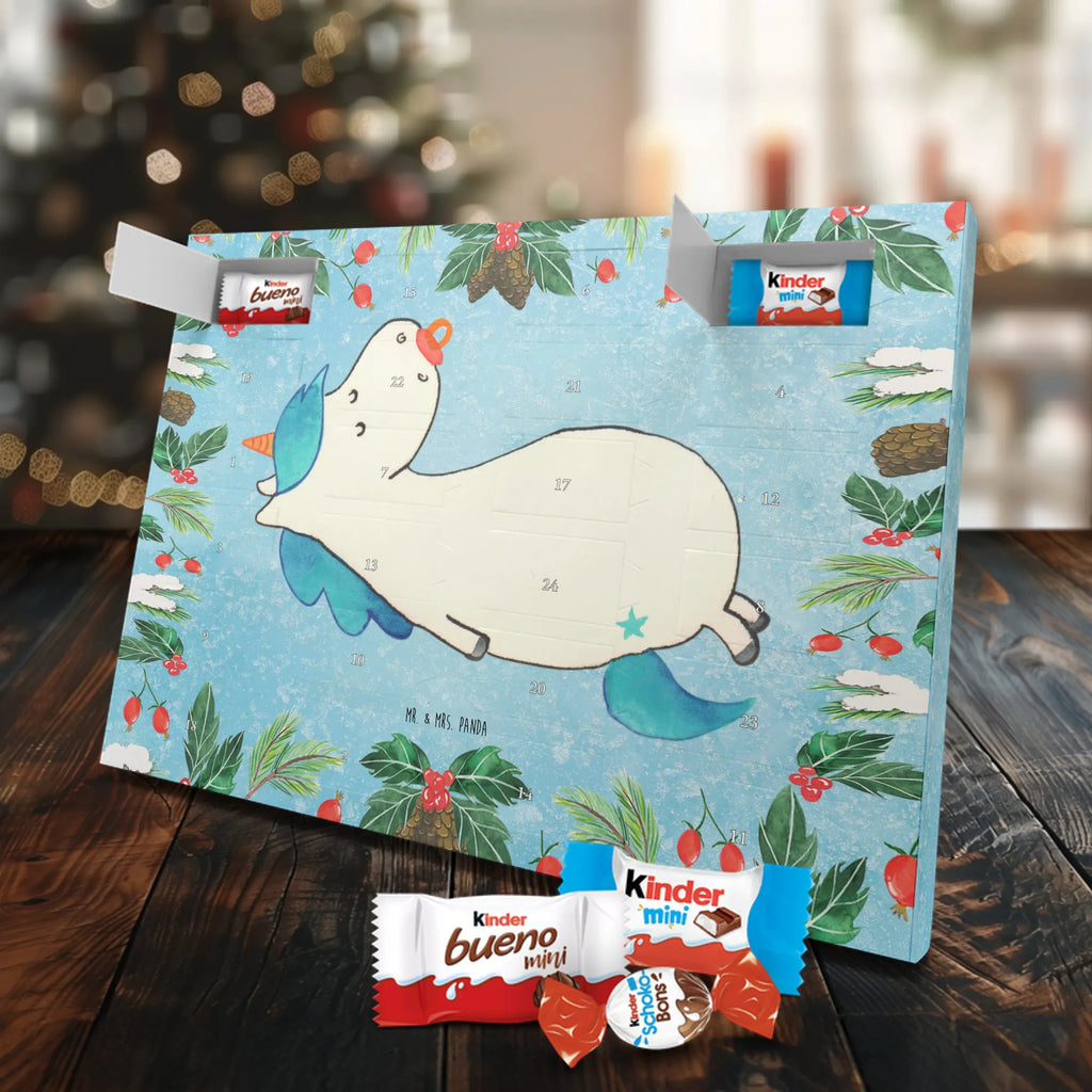 Chocolate advent calendar unicorn dummy birth present, birth gift, mother, gift birth, toddler, infant, pacifier