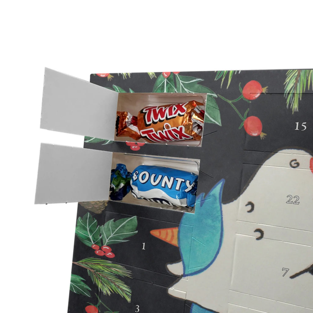 Chocolate advent calendar unicorn dummy birth present, birth gift, mother, gift birth, toddler, infant, pacifier