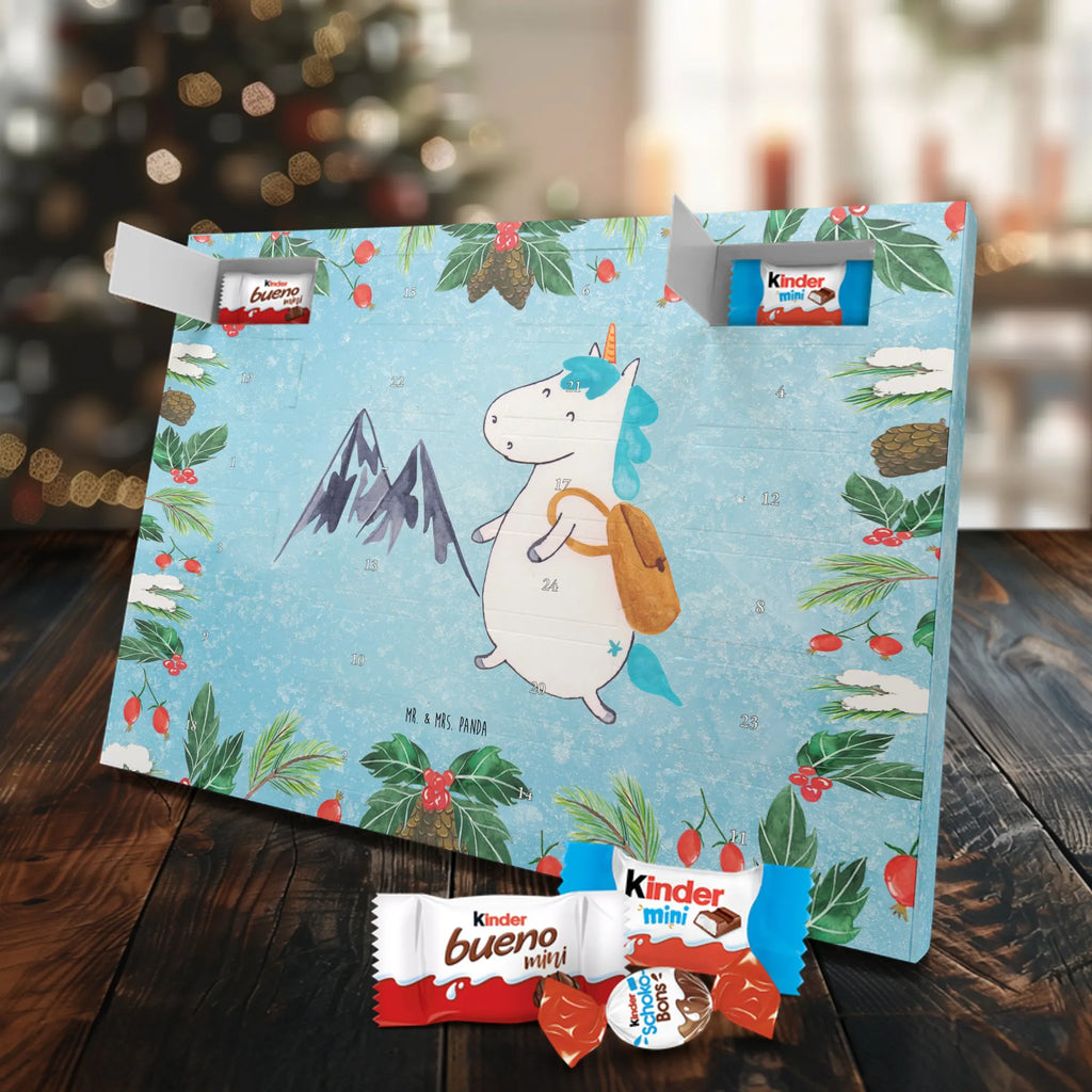 Chocolate advent calendar unicorn climber adventurer, travel, mountaineer, vacation, world traveler, adventure, mountains, world trip, explorer