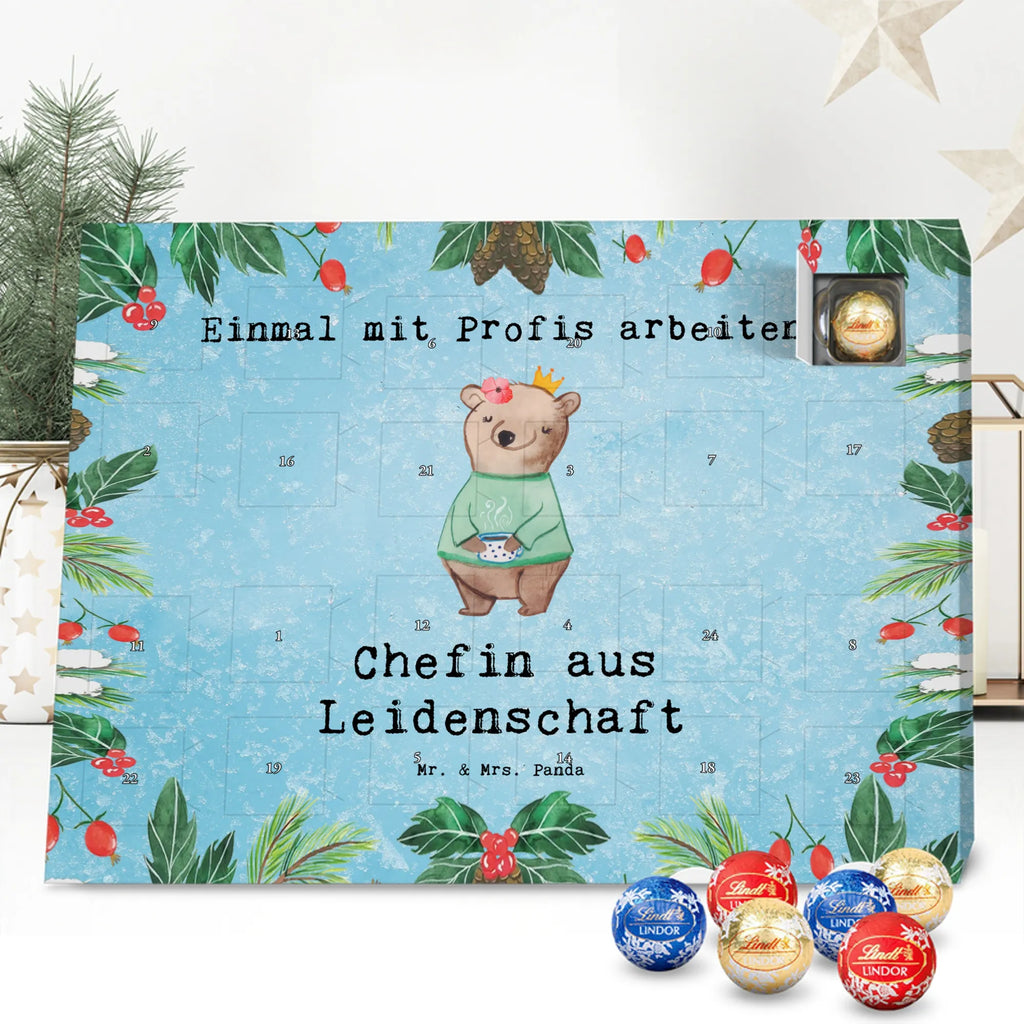 Chocolate advent calendar Boss Lady Passion gift, sayings, gift idea, best, farewell gift, passing exam, anniversary, retirement, promotion, job start, profession