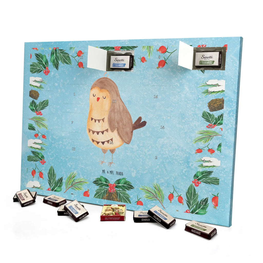 Chocolate advent calendar Owl Satisfied illustrated, nocturnal, romantic gift, gift ideas, birthday present, forest animal, bird, owl decor, Owl saying, Pun funny, Saying beautiful, Romantic, Owl deco, Wedding anniversary gift, Love saying