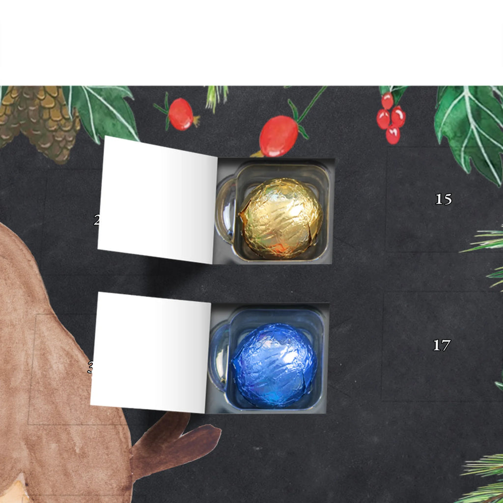 Chocolate advent calendar Owl Satisfied illustrated, nocturnal, romantic gift, gift ideas, birthday present, forest animal, bird, owl decor, Owl saying, Pun funny, Saying beautiful, Romantic, Owl deco, Wedding anniversary gift, Love saying