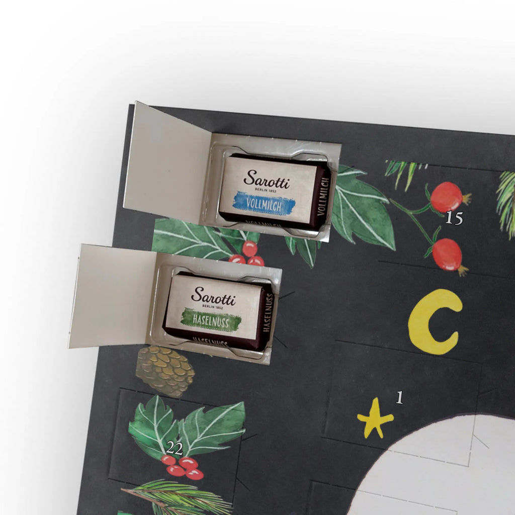 Chocolate advent calendar unicorn starry sky stars, girlfriend gift, heaven, girlfriend present