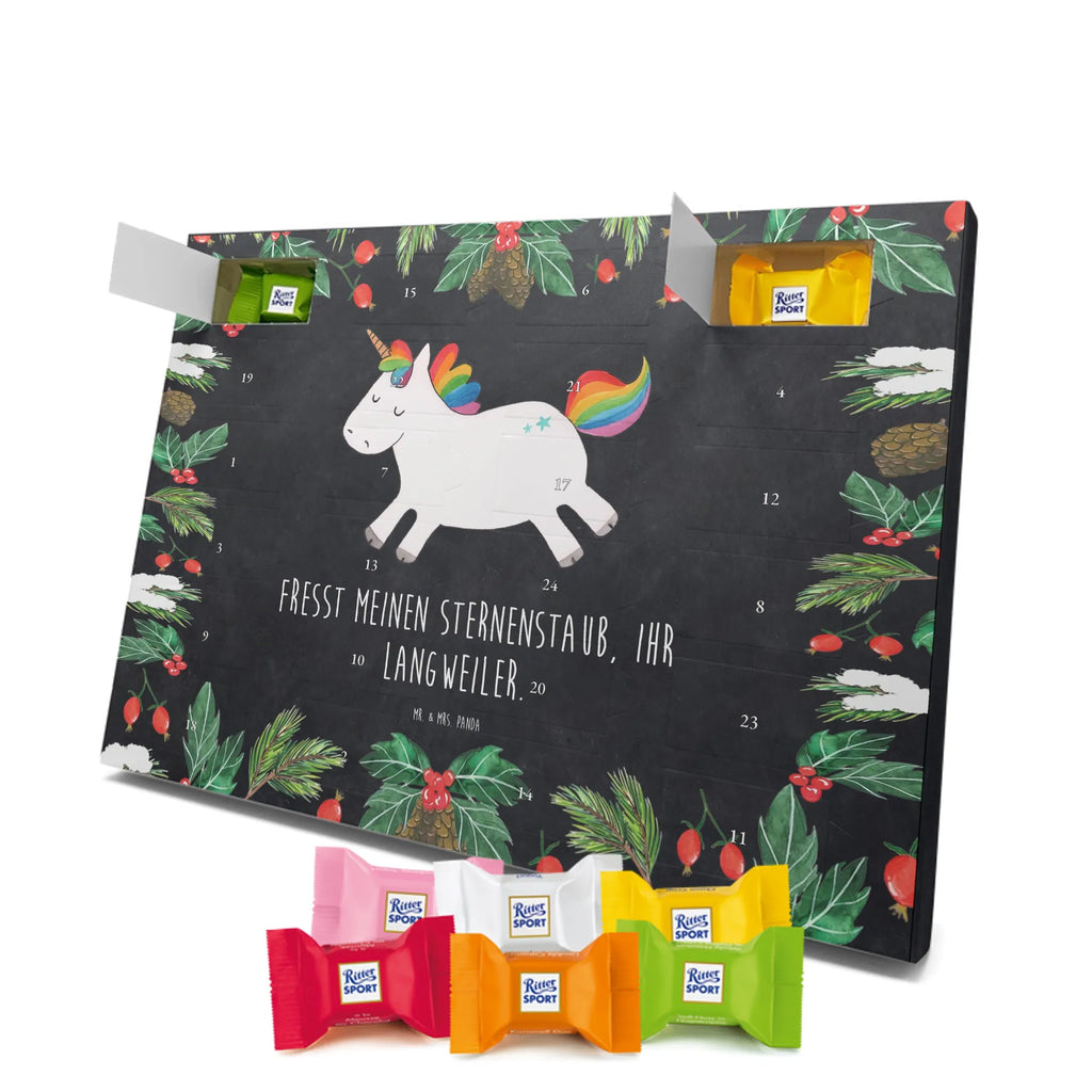 Chocolate advent calendar unicorn happy joy of life, fun, cheerful, joy