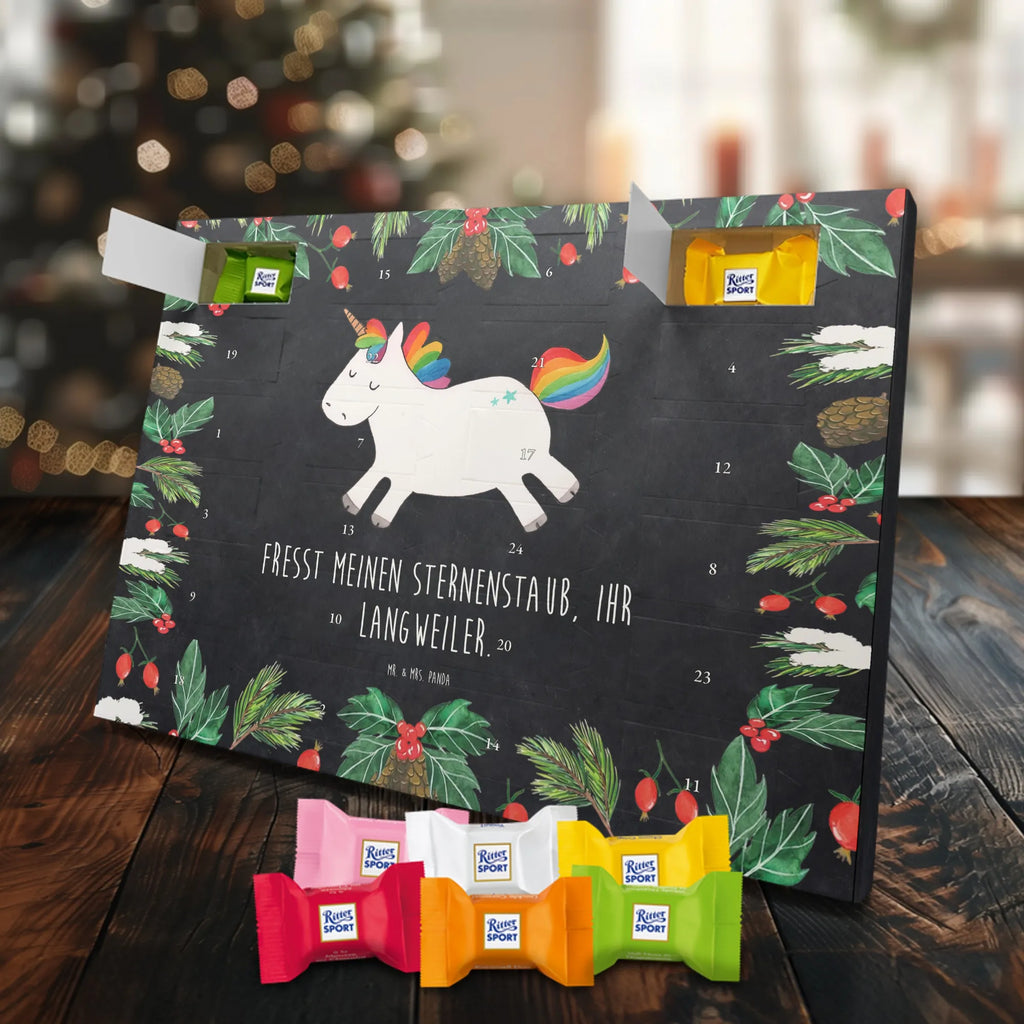 Chocolate advent calendar unicorn happy joy of life, fun, cheerful, joy