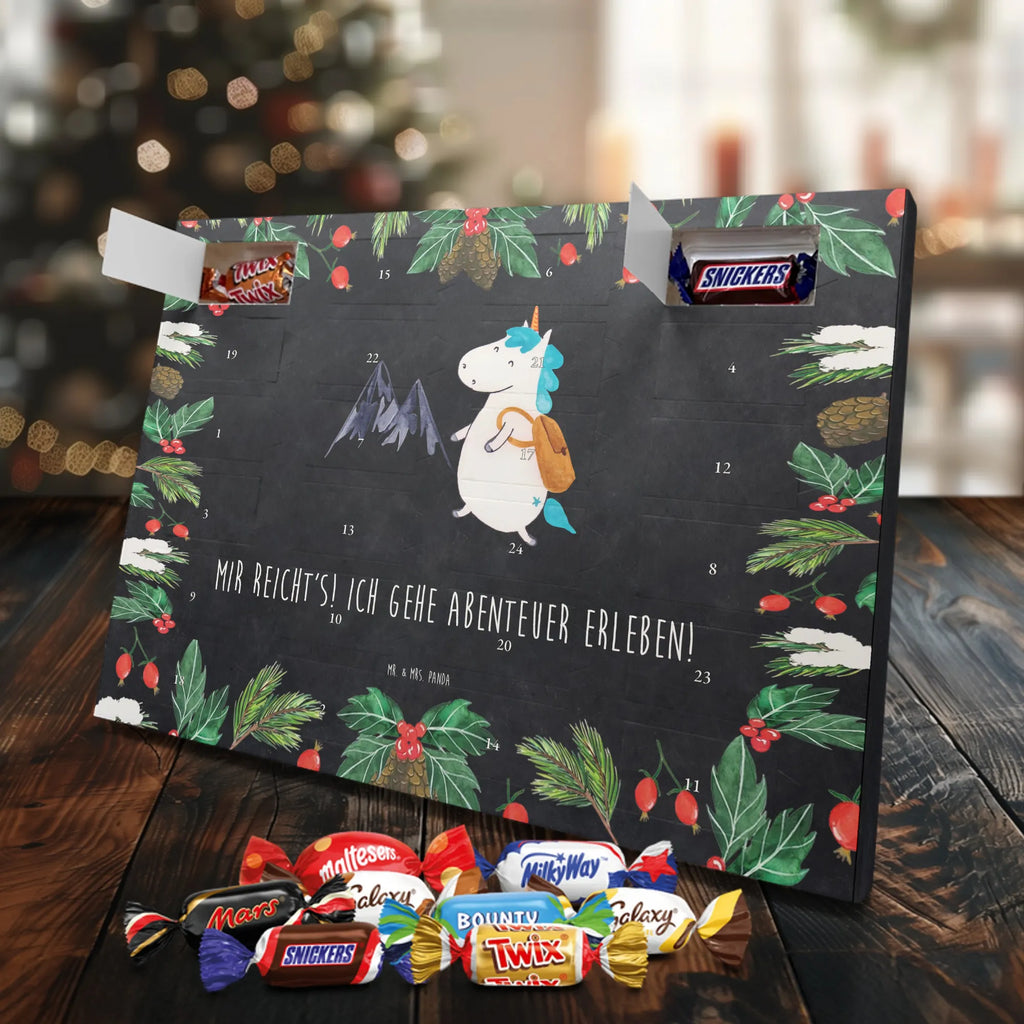 Chocolate advent calendar unicorn climber adventurer, travel, mountaineer, vacation, world traveler, adventure, mountains, world trip, explorer