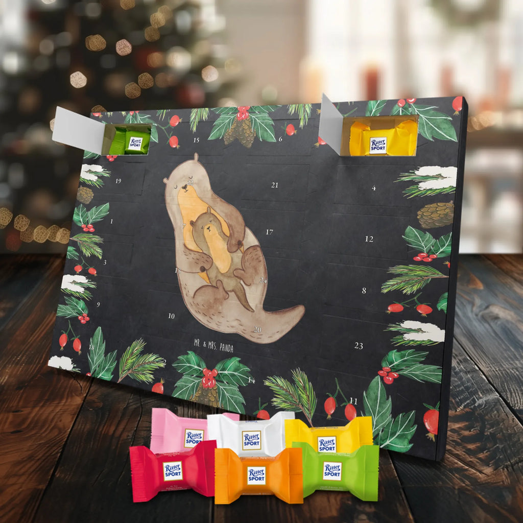 Chocolate advent calendar otter child mammal, predator, gifts for people in love, gift ideas for animal lovers, animal, aquatic animal, marten, otter gifts, water mammal, water, water animal, sea otter, animal lover, European otter, baby otter, Otter Sea Otter Lake Otter