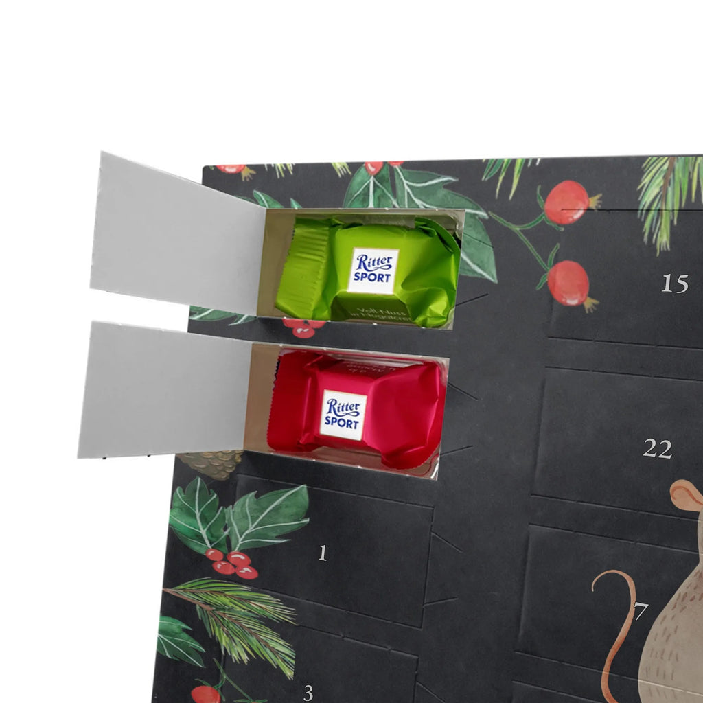 Chocolate advent calendar Mouse Stars gift ideas, gifts, small animals, good mood, cute, funny sayings, cute animal motives, hand drawn, special gifts, card, animal lover, birthday, Mouse, wish, baptism, child birthday, child, first child, stars, baptism gift, pregnancy, hope, birth