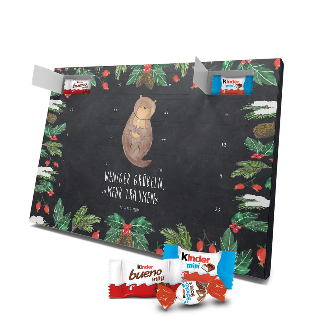 Chocolate advent calendar otter shell mammal, predator, gifts for people in love, gift ideas for animal lovers, animal, aquatic animal, marten, otter gifts, water mammal, water, water animal, sea otter, animal lover, European otter, baby otter, dreaming, daydreaming, brooding, otter love