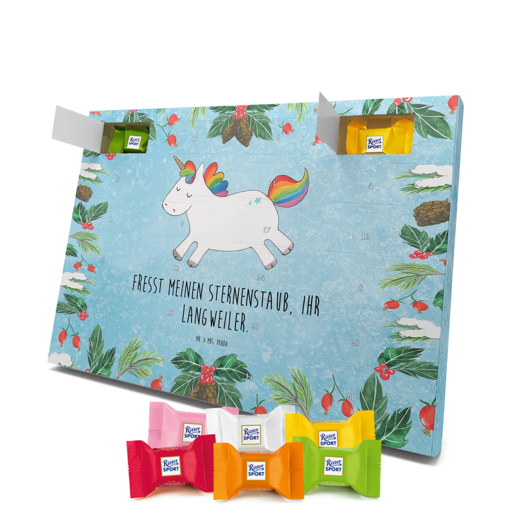 Chocolate advent calendar unicorn happy joy of life, fun, cheerful, joy