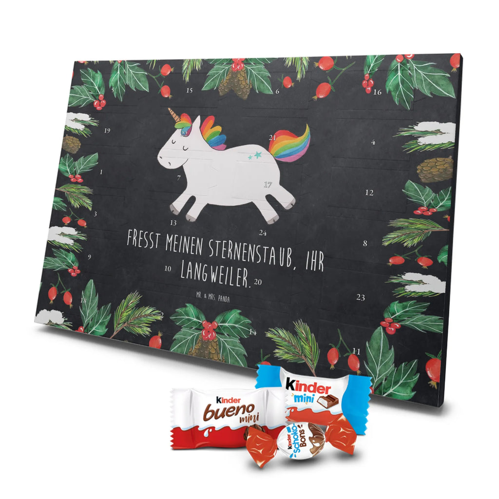 Chocolate advent calendar unicorn happy joy of life, fun, cheerful, joy