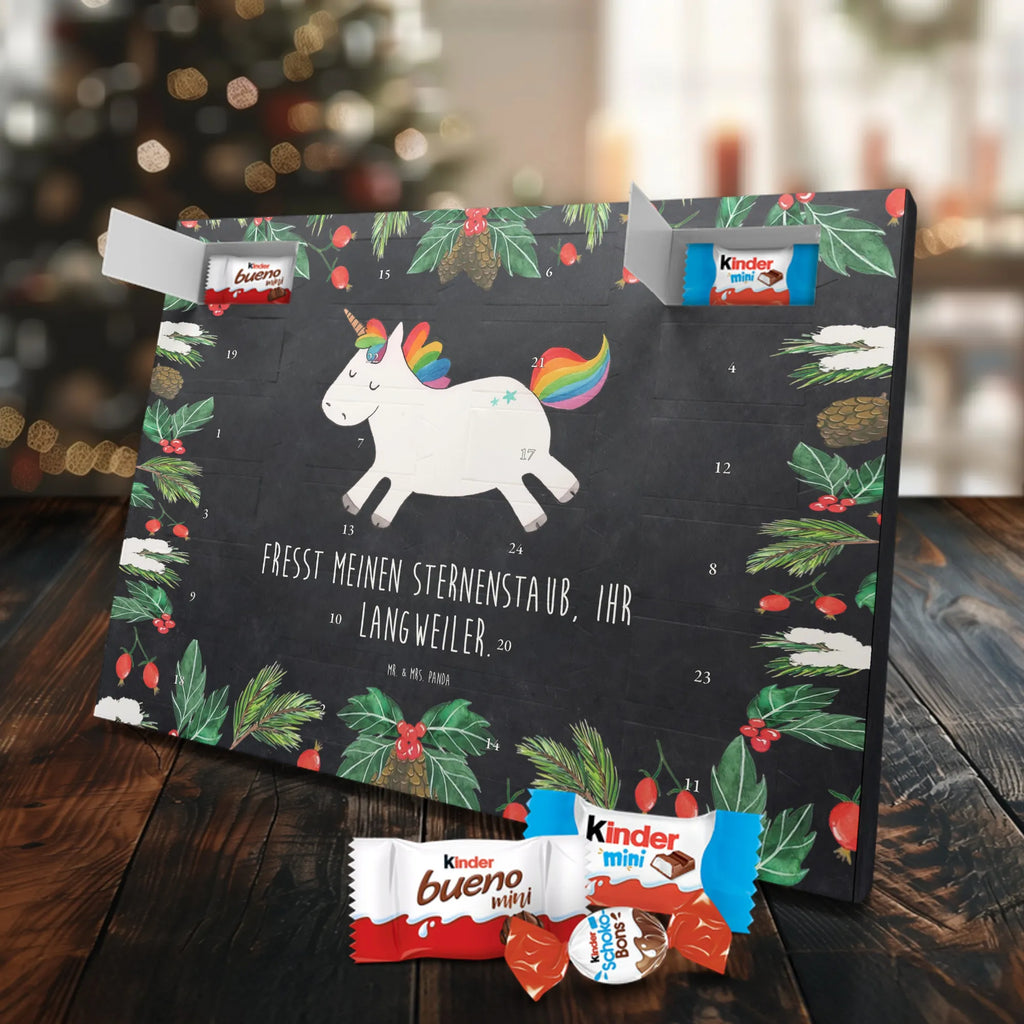 Chocolate advent calendar unicorn happy joy of life, fun, cheerful, joy