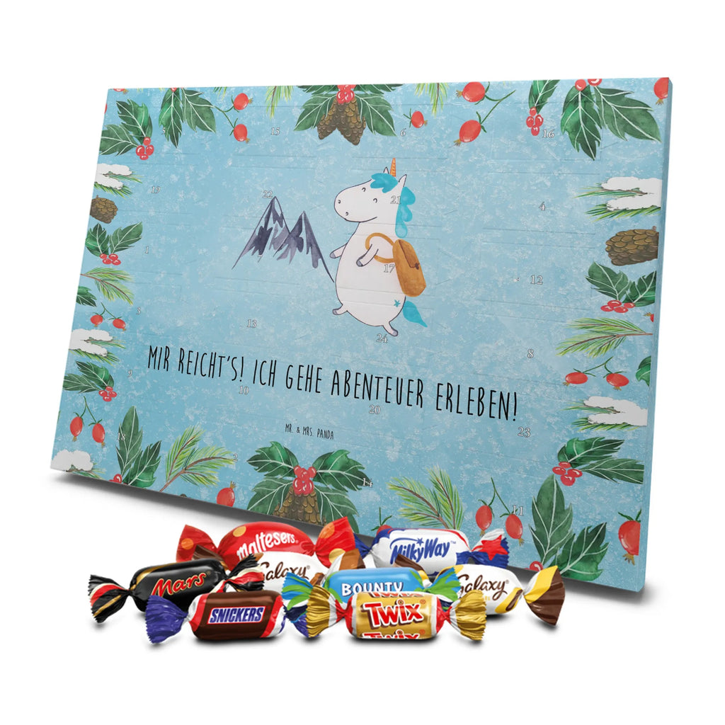 Chocolate advent calendar unicorn climber adventurer, travel, mountaineer, vacation, world traveler, adventure, mountains, world trip, explorer