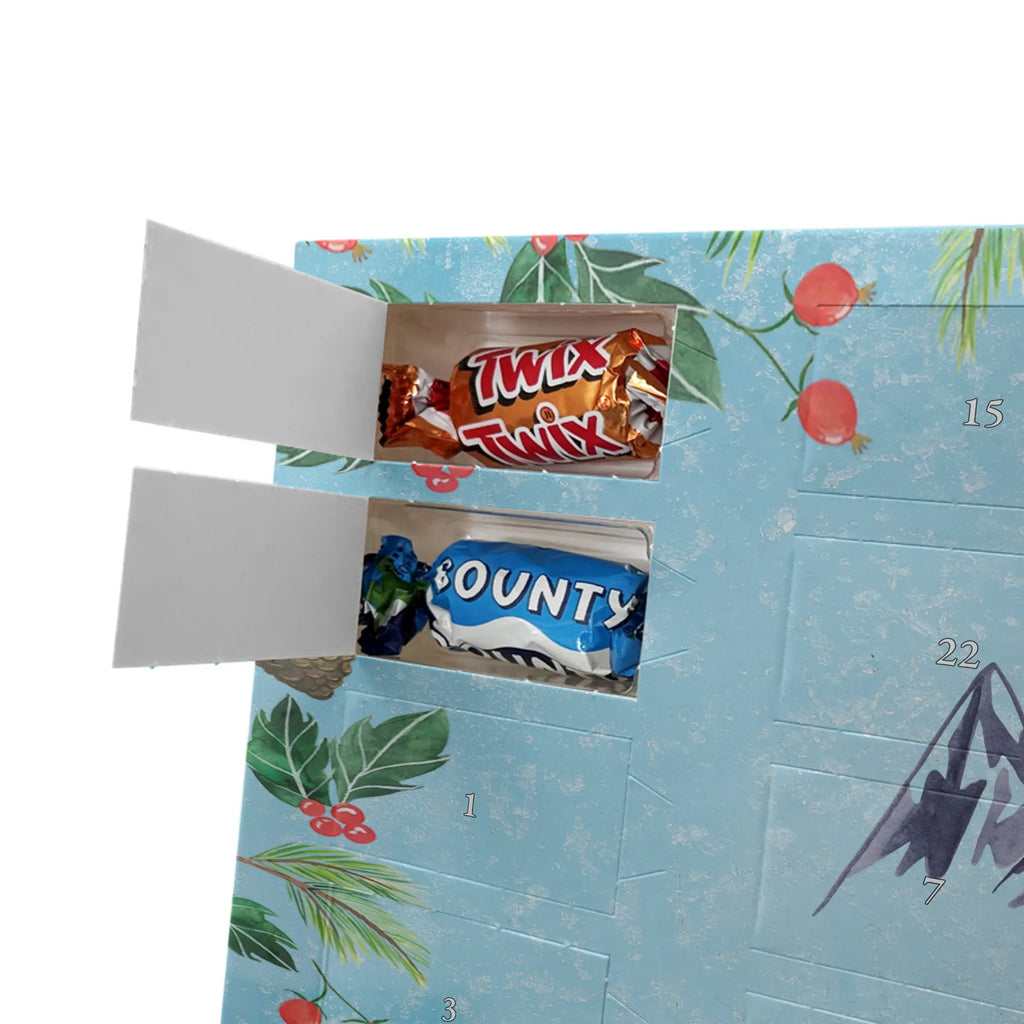 Chocolate advent calendar unicorn climber adventurer, travel, mountaineer, vacation, world traveler, adventure, mountains, world trip, explorer